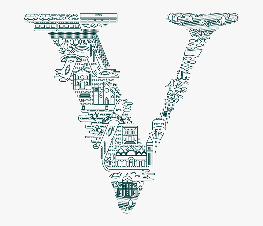 Venice Tours Srl - Illustration, HD Png Download