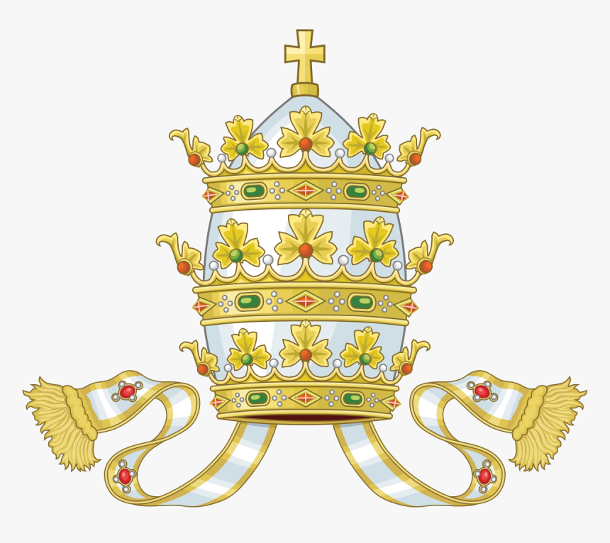 Crown Of Pope Heraldry, HD Png Download