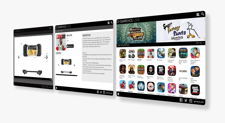 Gamevice Ios Controller, Left Hand - Online Advertising, HD Png Download