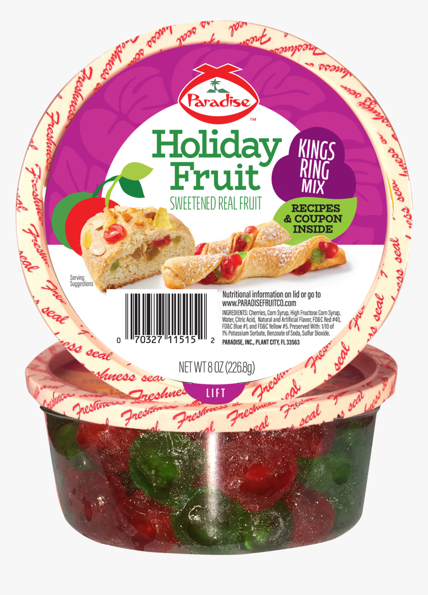 Paradise Sweetened Real Fruit, HD Png Download