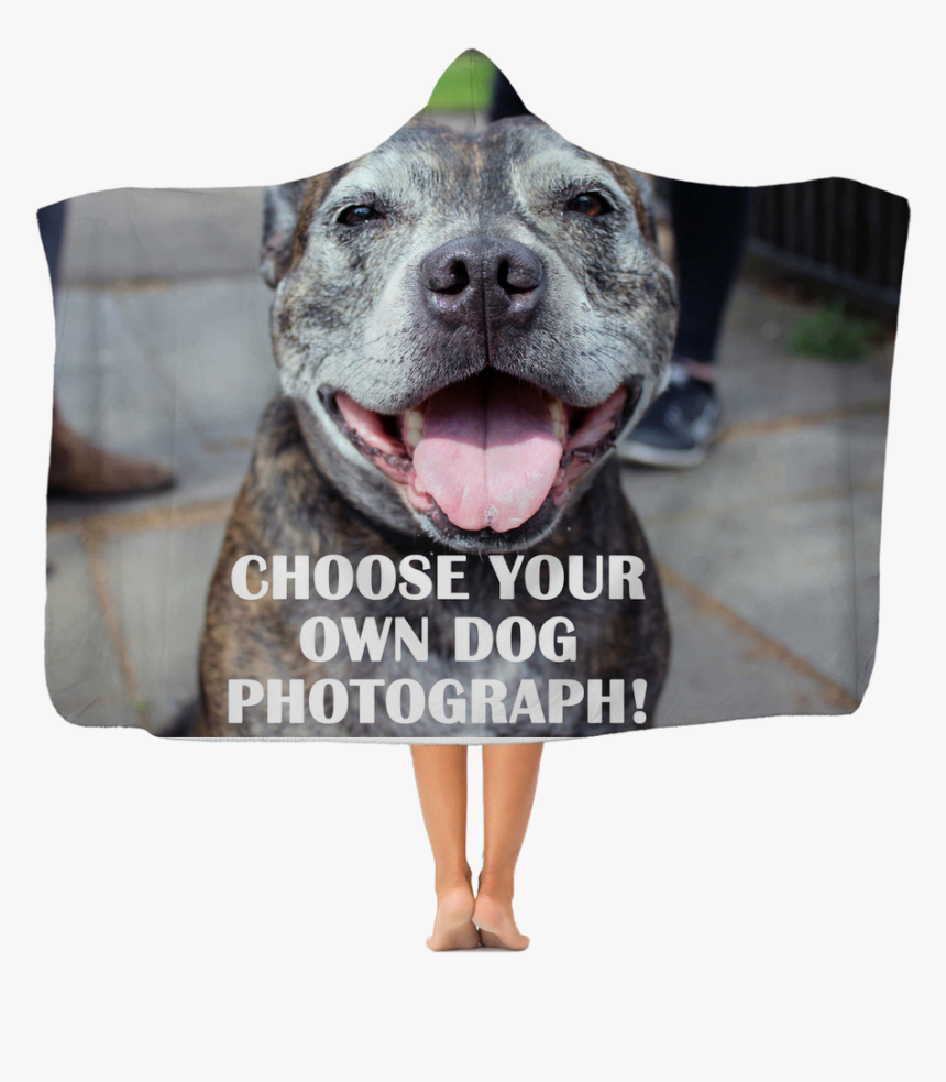 Your Pet On An Adult Hooded Blanket 
 Class - Blanket, HD Png Download