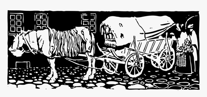 Transparent Horse And Carriage Png - Horse, Png Download