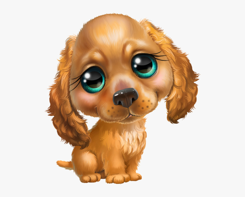 Friendly Clipart Pitbull - Cute Cocker Spaniel Cartoon, HD Png Download