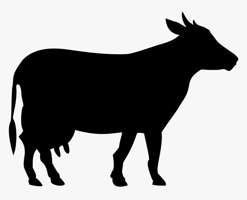 Cow Png Black And White, Transparent Png
