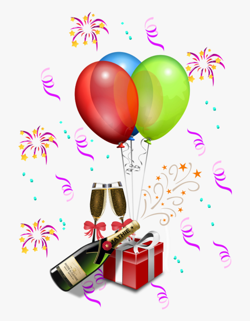 Birthday Decorations Png, Transparent Png