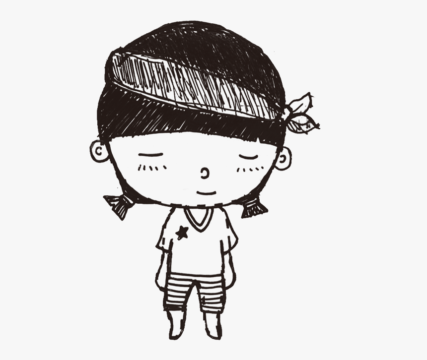 The Little Girl S Hair Png Download - Cartoon, Transparent Png