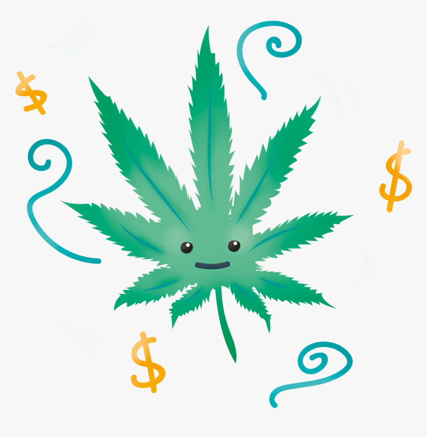 Transparent Cliff Clipart - Cannabis Leaf, HD Png Download