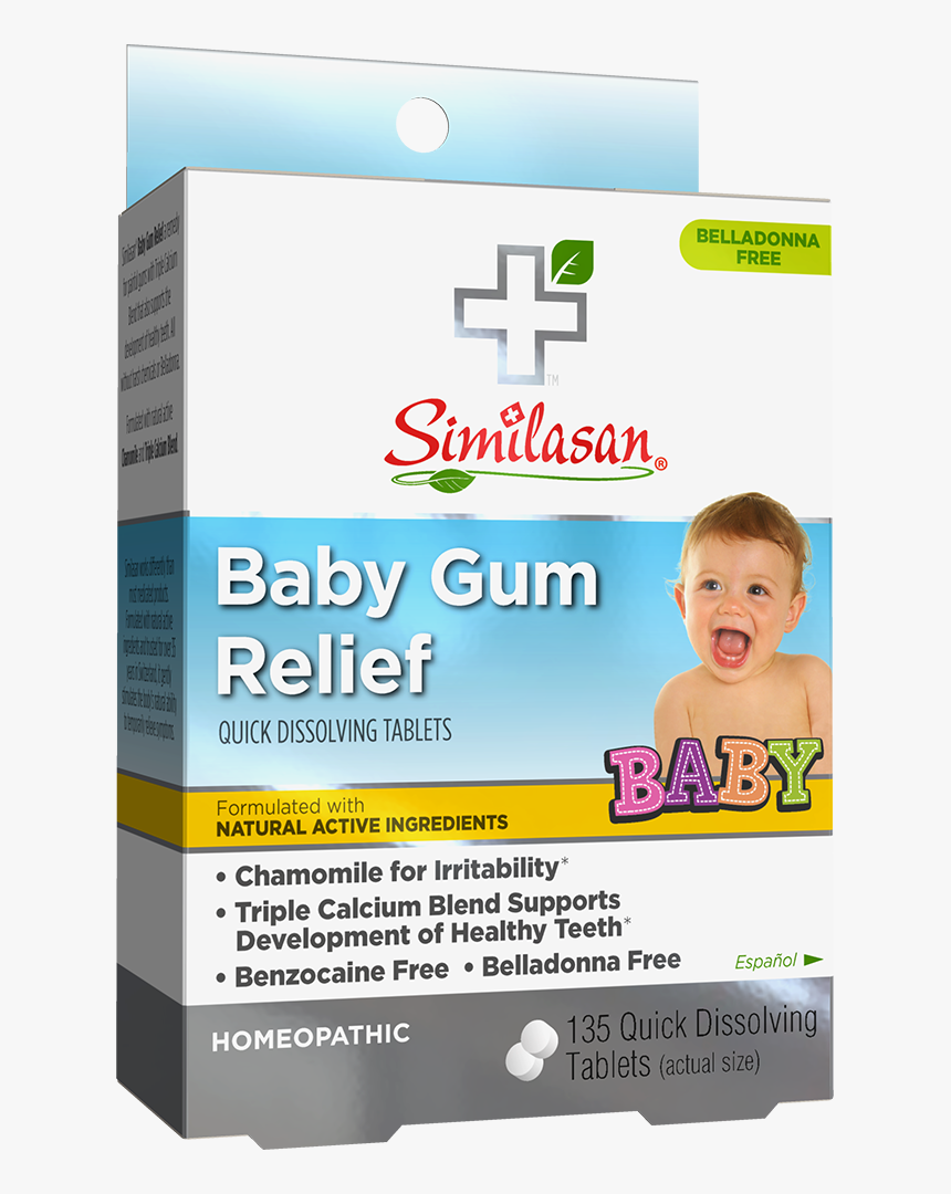 Baby Gum Relief Homeopathic Quick Dissolving Tablets - Child, HD Png Download