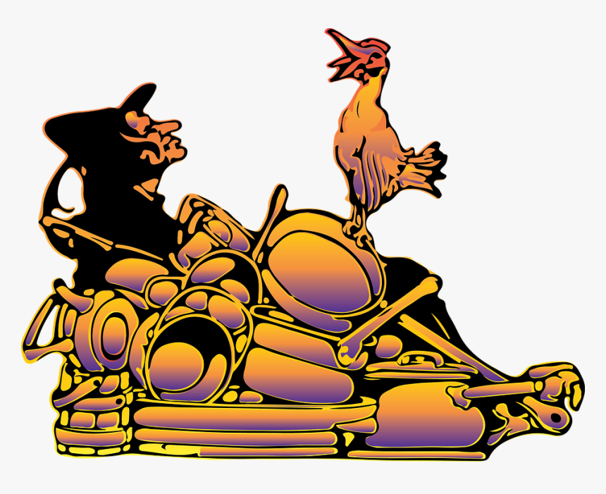 Witch, Kitchen, Female, Woman, Food, Cooking - Cartoon, HD Png Download