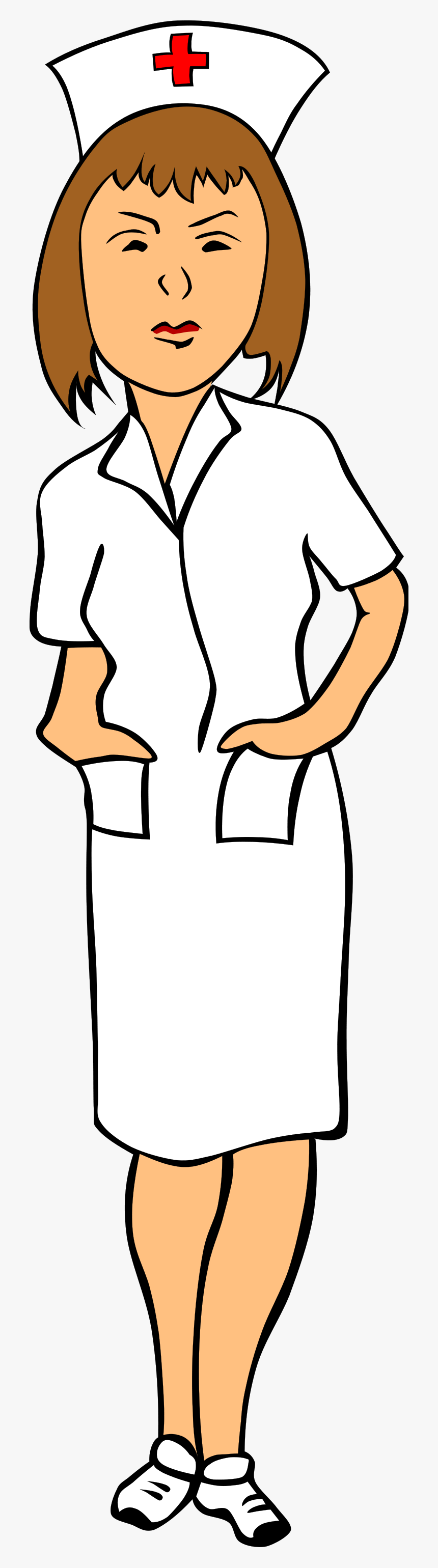 Girl Cooking Clipart Transparent Background - Nurse Clipart Without Background, HD Png Download