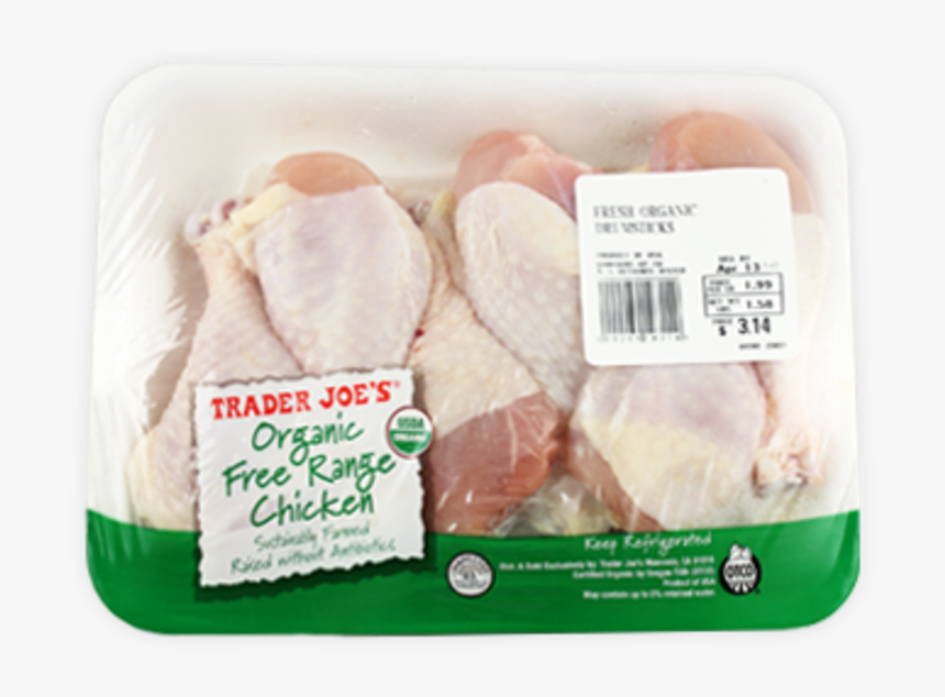 99264 Organic Chicken Drumsticks - Trader Joe's Organic Chicken Legs, HD Png Download