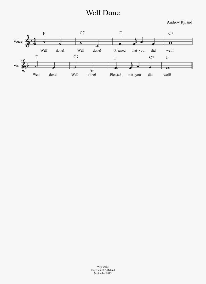 Happy Birthday Lead Sheet, HD Png Download