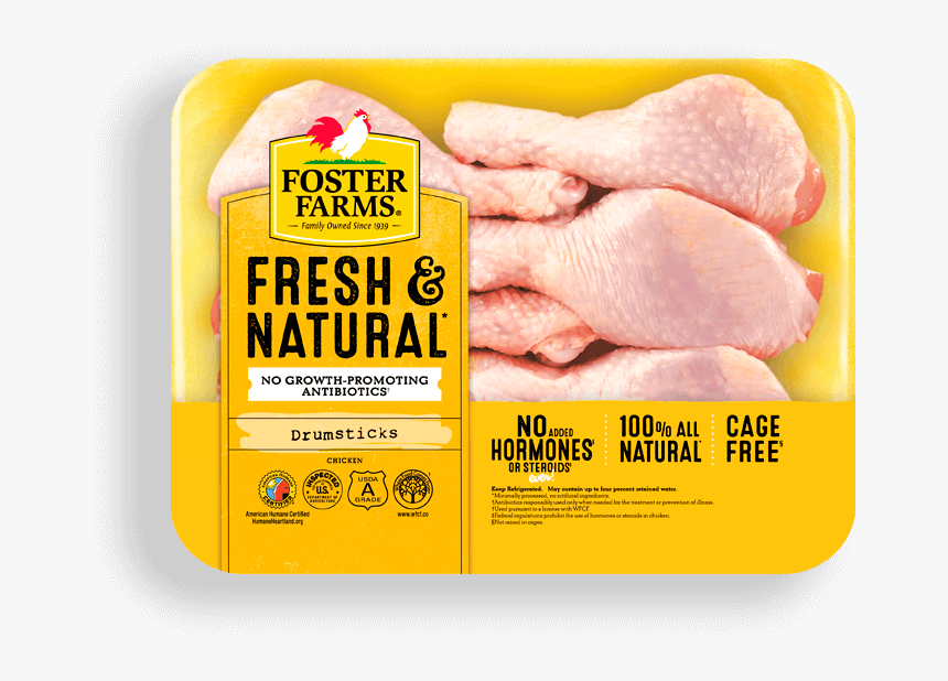 Drumsticks - Foster Farms Chicken Drumsticks, HD Png Download