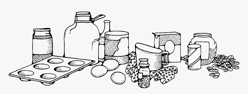 Baking Ingredients Big Image Png Ingredients Black - Baking Clip Art, Transparent Png