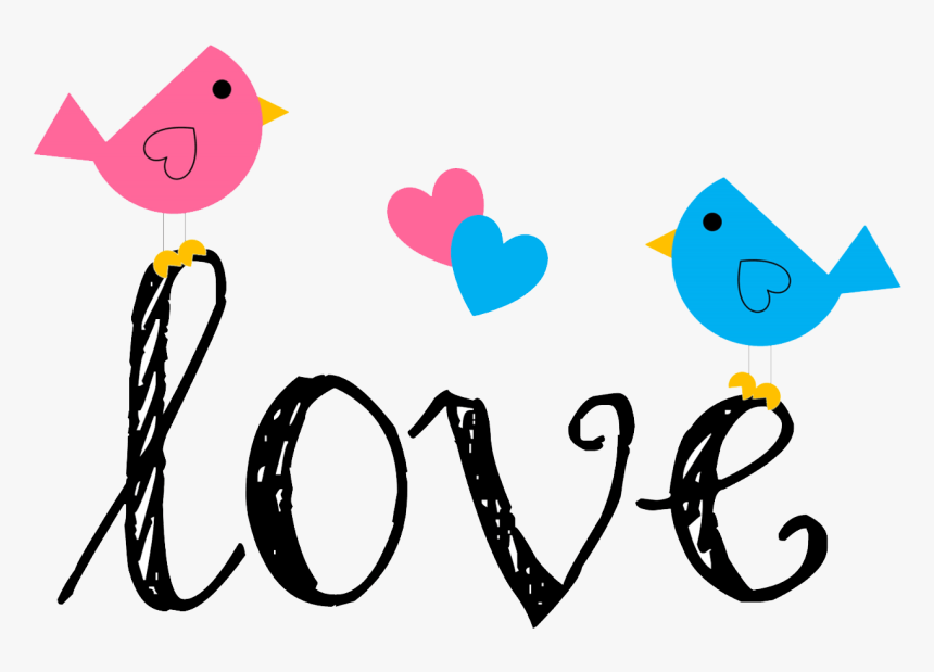 Love Birds Transparent Images Free Clip Art, HD Png Download