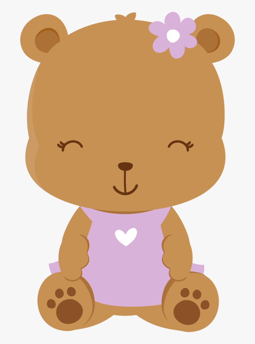 Shared Ver Todas - Baby Bear Vector Png, Transparent Png