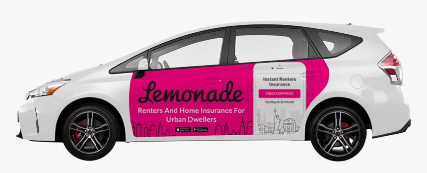 Transparent Car Driving Away Png - Toyota Prius, Png Download