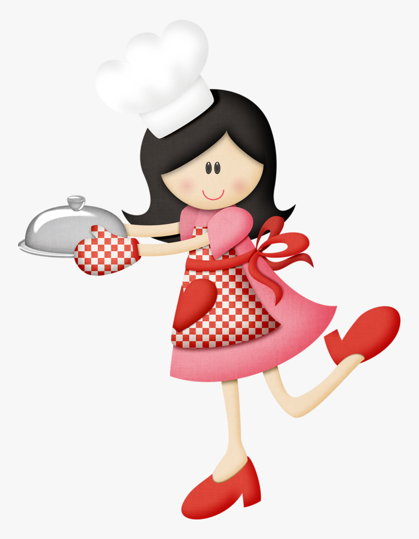 Woman Cooking Clipart - Imagen De Cocinera Animada, HD Png Download