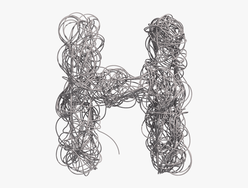 Clew Wire Letter - Clew Wires Font, HD Png Download