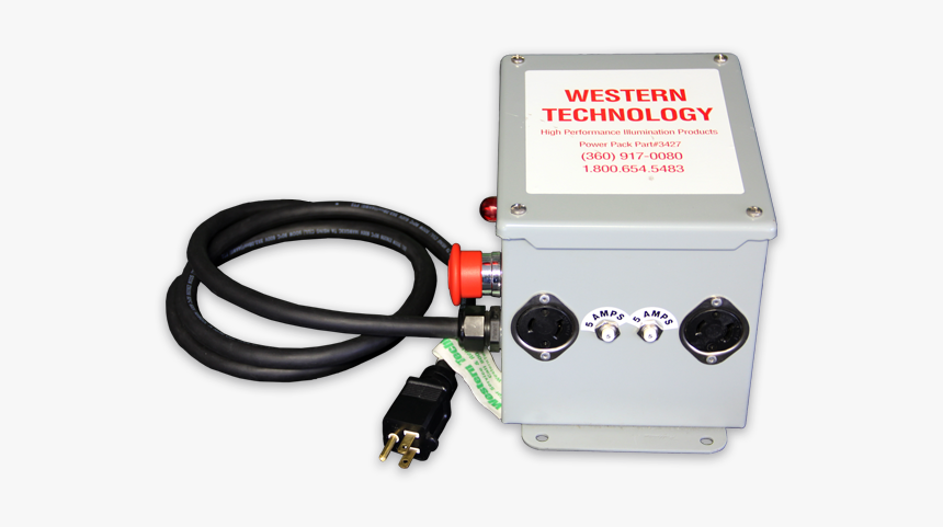 2-outlet, 12v, Power Pack, 3400s, 3600s, Abrasive Blast - Storage Cable, HD Png Download