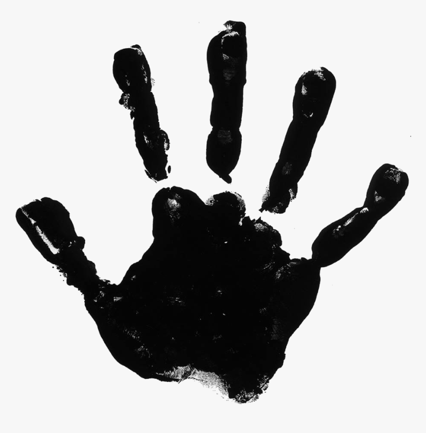 Transparent White Handprint Png - Illustration, Png Download