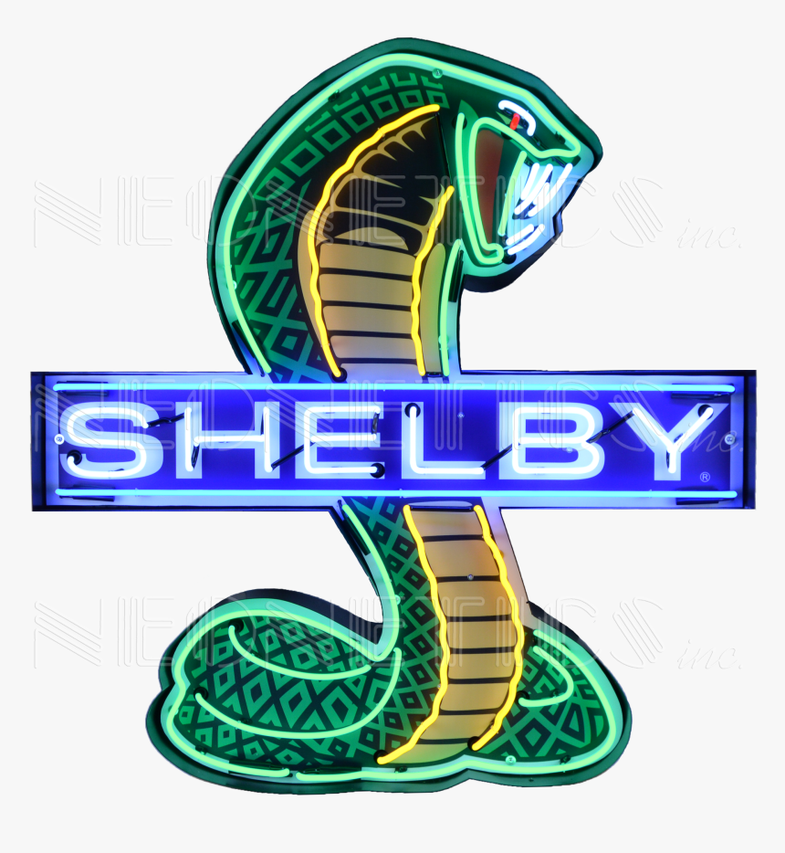 Shelby Cobra Neon Sign Clipart , Png Download - Shelby Cobra Neon Light, Transparent Png