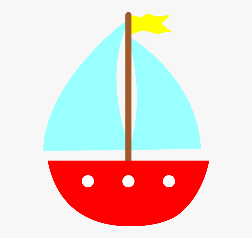 Cute Sailboat Clipart, HD Png Download