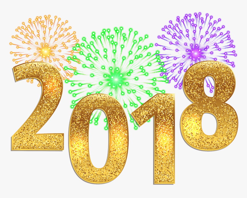 Happy New Year Png 2018 By - Happy New Year 2018 Png, Transparent Png