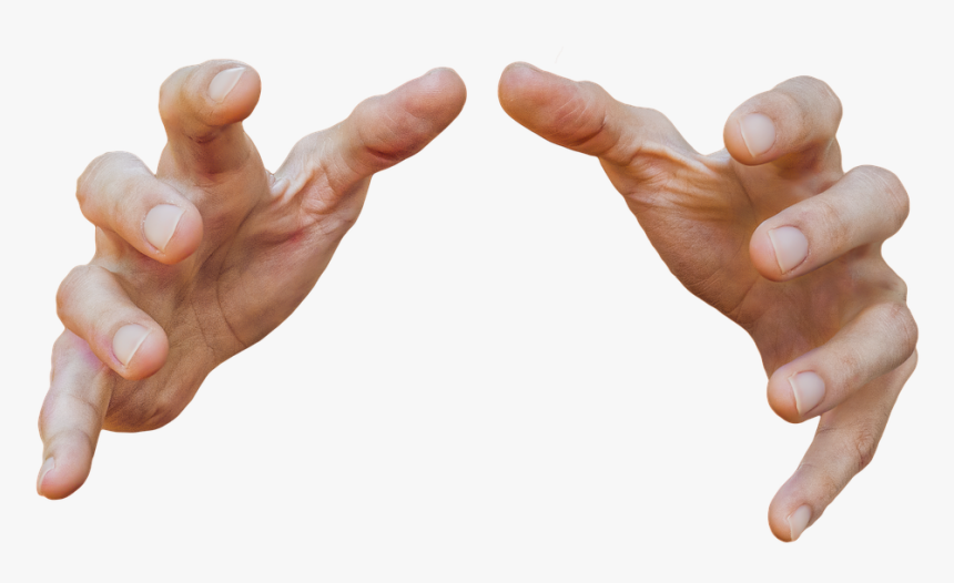 Finger Hand Thumb Gesture Sign Language Nail Arm - Hand Grabbing, HD Png Download