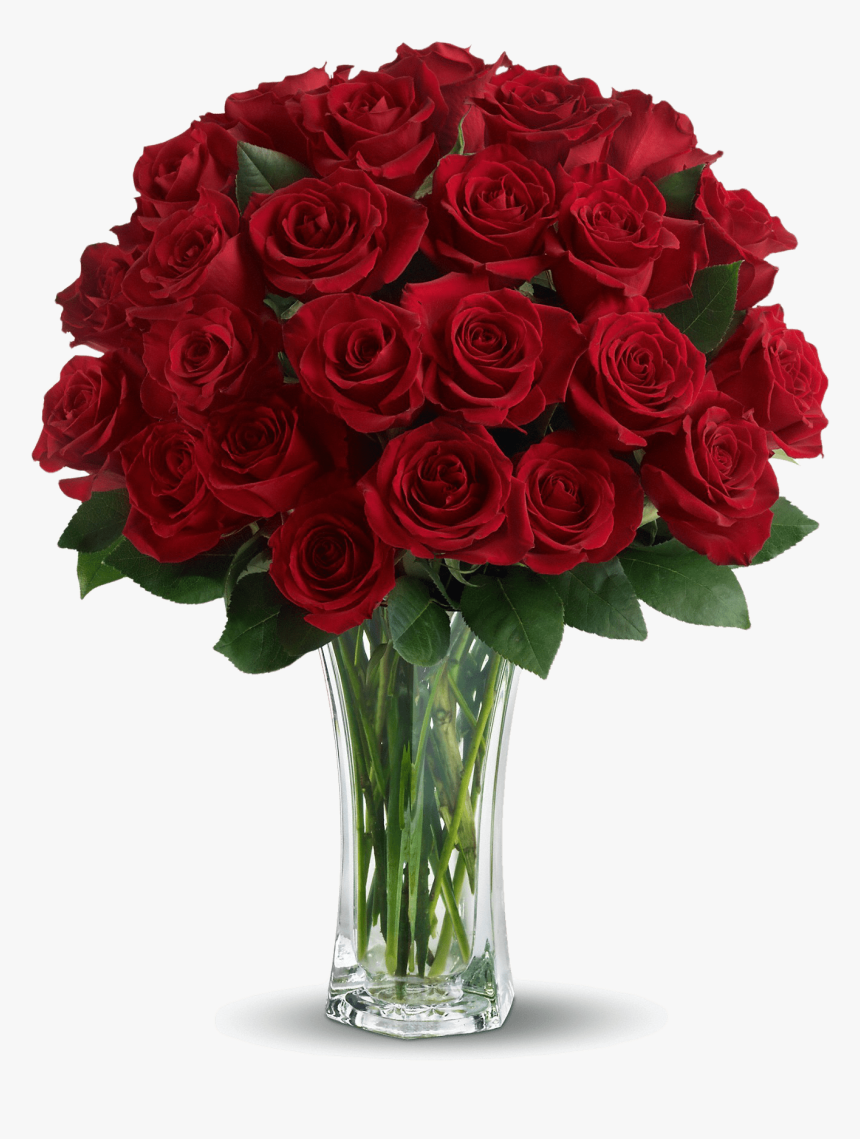 2 Dozen Red Roses, HD Png Download