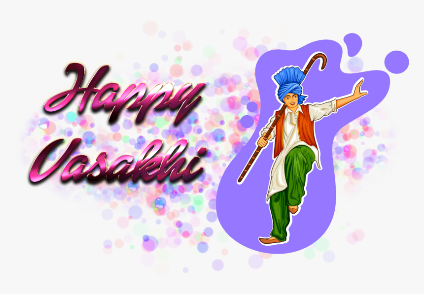 Happy Vaisakhi 2018 Png - Bhangra, Transparent Png