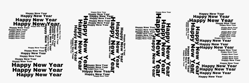 Clipart Free Stock Happy Big Image Png - Happy New Year 2018 Png White, Transparent Png