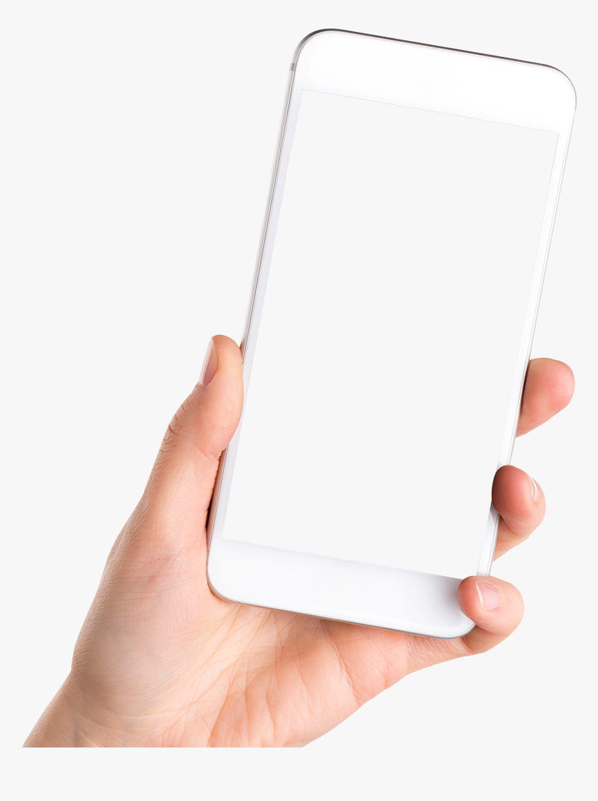 Mobile In Hand Png, Transparent Png