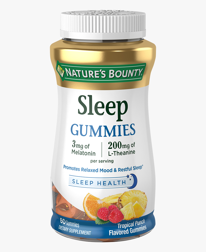 3 Mg Melatonin / 200mg L-theanine Per Serving - Natural Foods, HD Png Download