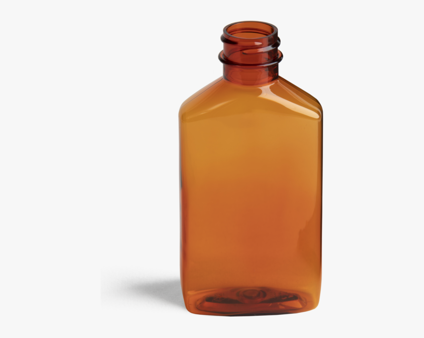 Amber 4 Oz Plastic Drug Bottle, HD Png Download
