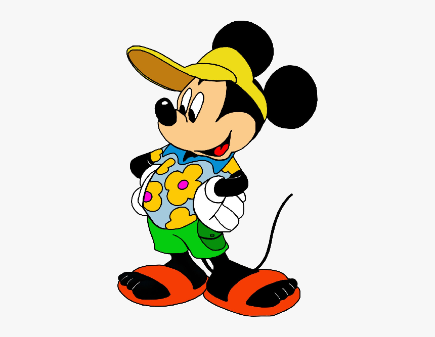 Mickey Mouse Minnie Mouse The Walt Disney Company Cartoon - Mickey Mouse En Verano, HD Png Download