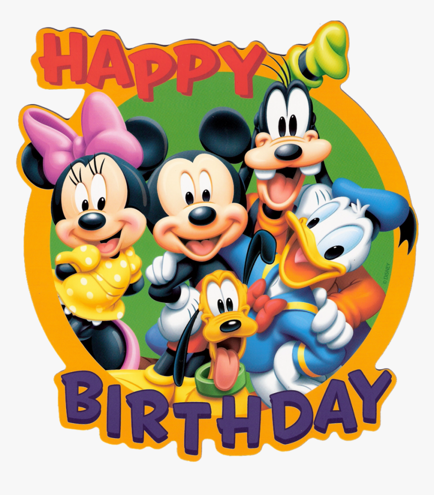 Happy Birthday Clipart Disney - Disney Character Happy Birthday, HD Png Download