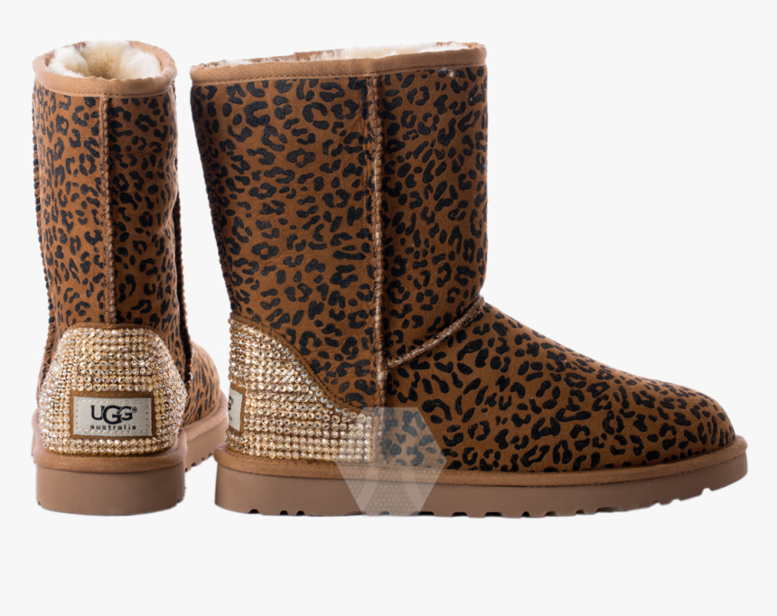 Women S Ugg Classic Short Rosette Frosted By Harriet - Snow Boot, HD Png Download