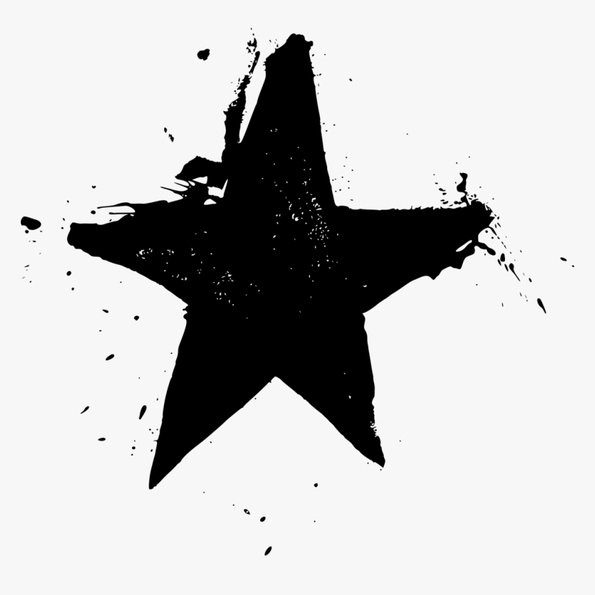 Grunge Star Transparent, HD Png Download