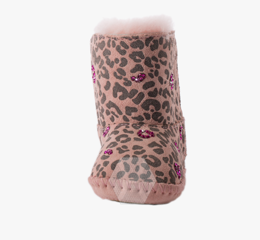 Baby Ugg Pink Leopard - Snow Boot, HD Png Download