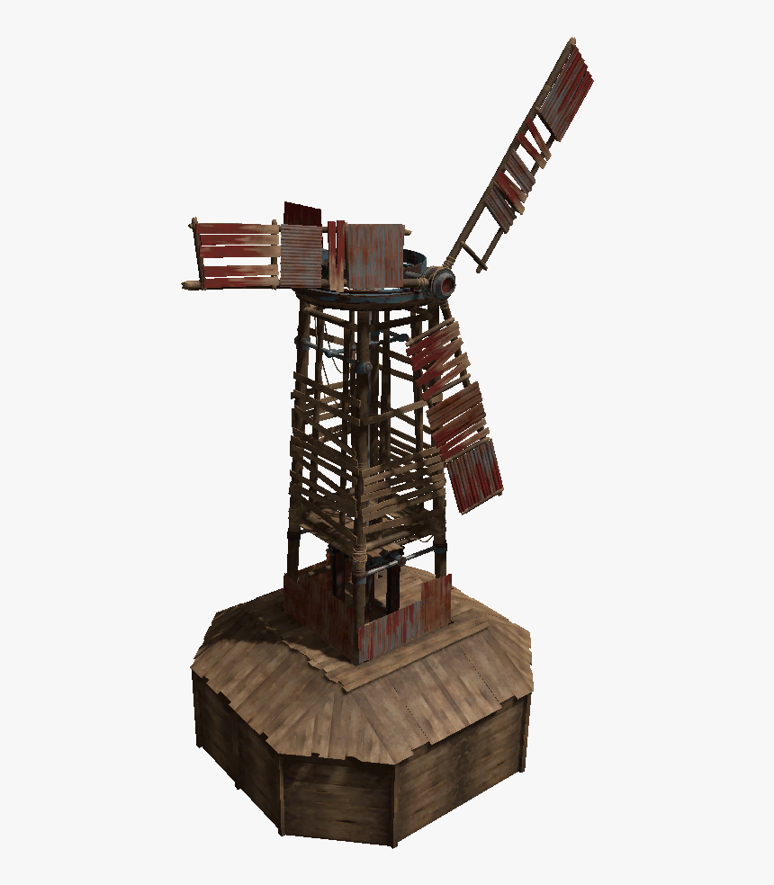 Rust - Scrap Windmill, HD Png Download , Transparent Png Image - PNGitem