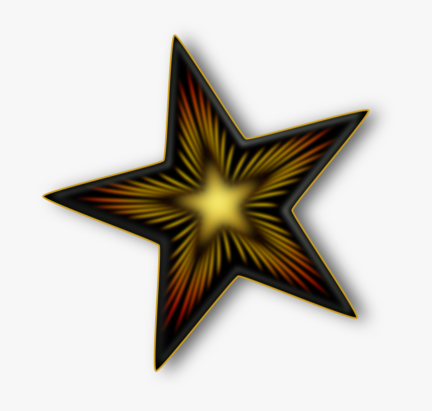 Dark Star Christmas Astronomy Sky - Cartoon Shining Star, HD Png Download