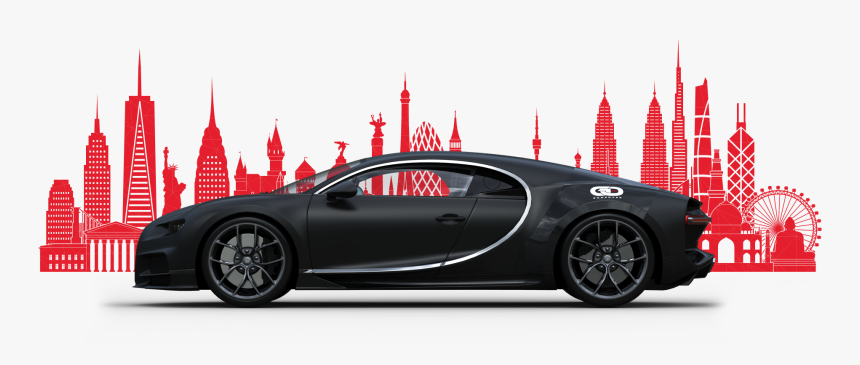 Supercar Silhouette Transparent, HD Png Download