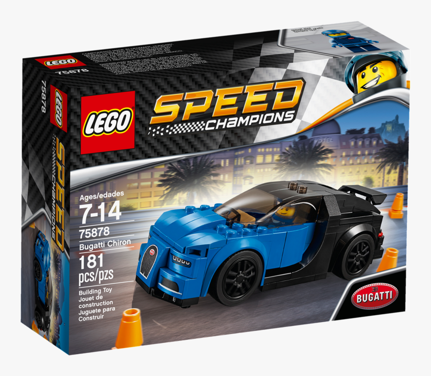 Lego Speed Champions Bugatti Chiron, HD Png Download