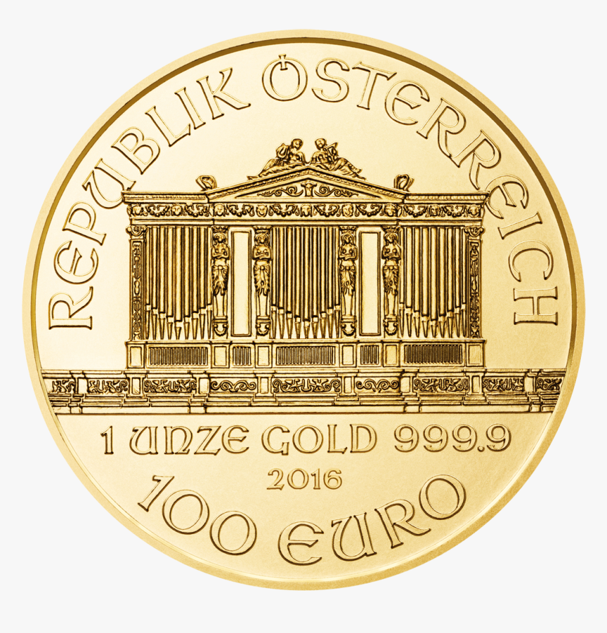 Austrian Mint - Gold University - Bullionstar - 1 Unze Wiener Philharmoniker Gold, HD Png Download