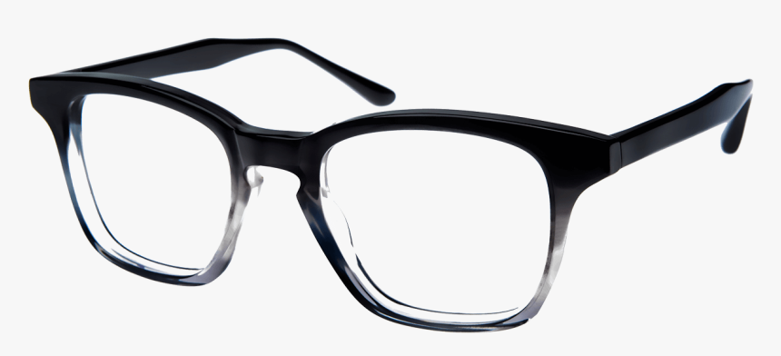 Black Transparent Eye Glasses By Services - Transparent Eye Glass Png, Png Download