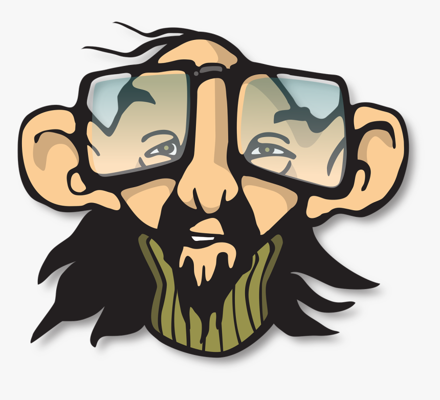 Hippie Guy Cartoon, HD Png Download