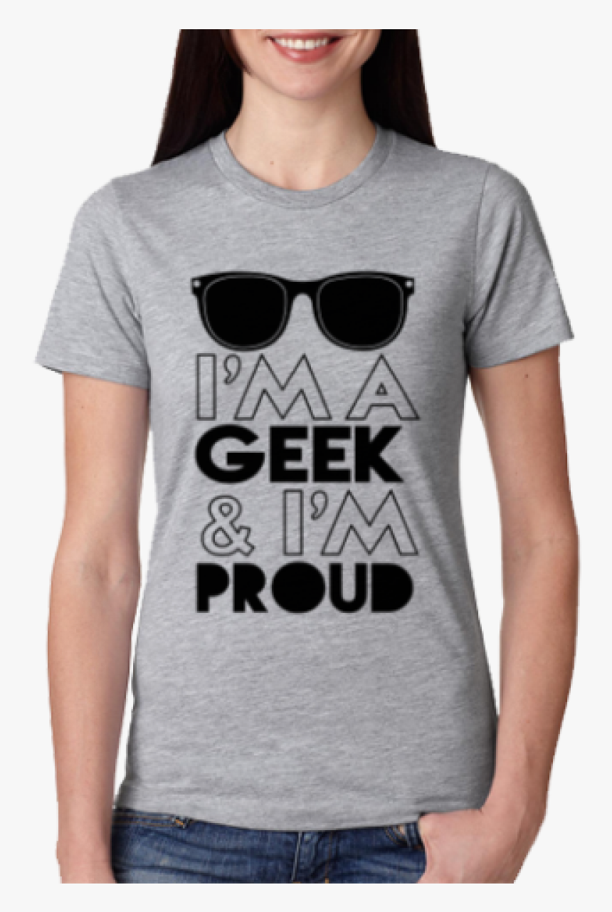 Nerdy Glasses Png , Png Download - Heather Grey Color Shirt, Transparent Png