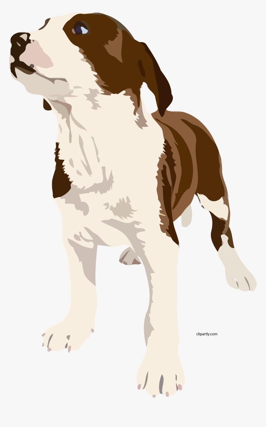 Dog Realistic Clipart Png - Brown And White Dog Clipart, Transparent Png