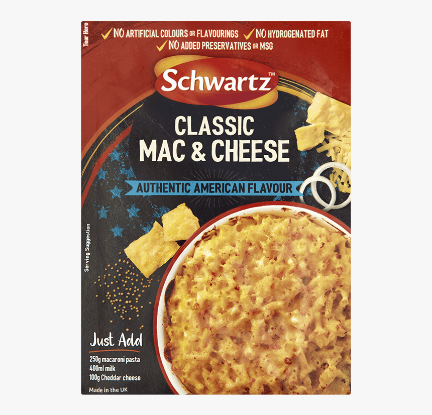 Schwartz Classic Mac Cheese 30g - Kugelis, HD Png Download